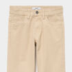 Pantalon regular coton majoritaire beige gar&ccedil;on