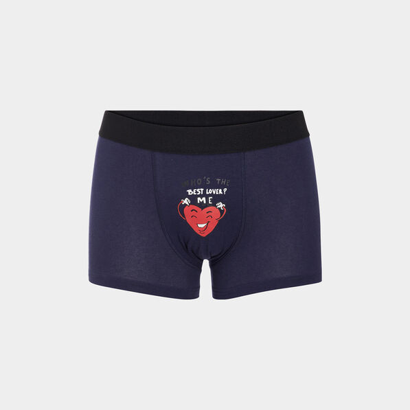 Boxer bleu marine homme