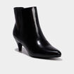 Boots vernies kitten heels noir femme