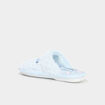 Chaussons mules fausse fourrure Stitch bleu fille