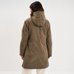 Parka 3-en-1 avec capuche amovible marron fonc&eacute; femme