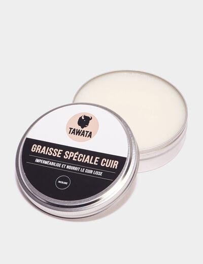 Bo&icirc;te graisse sp&eacute;ciale cuir lisse multicolore mixte
