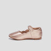 Babies métallisées rose champagne fille