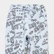 Pantalon de jogging molleton bleu ciel fille
