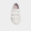Tennis basses à scratchs Puma Smash blanc bébé fille