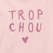 Ensemble pyjama pantalon et t-shirt rose clair fille