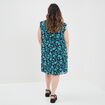 Robe droite sans manches bleu marine femme grande taille