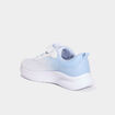 Baskets running &agrave; scratchs blanc fille