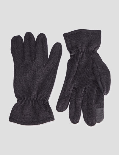 Gants noir homme
