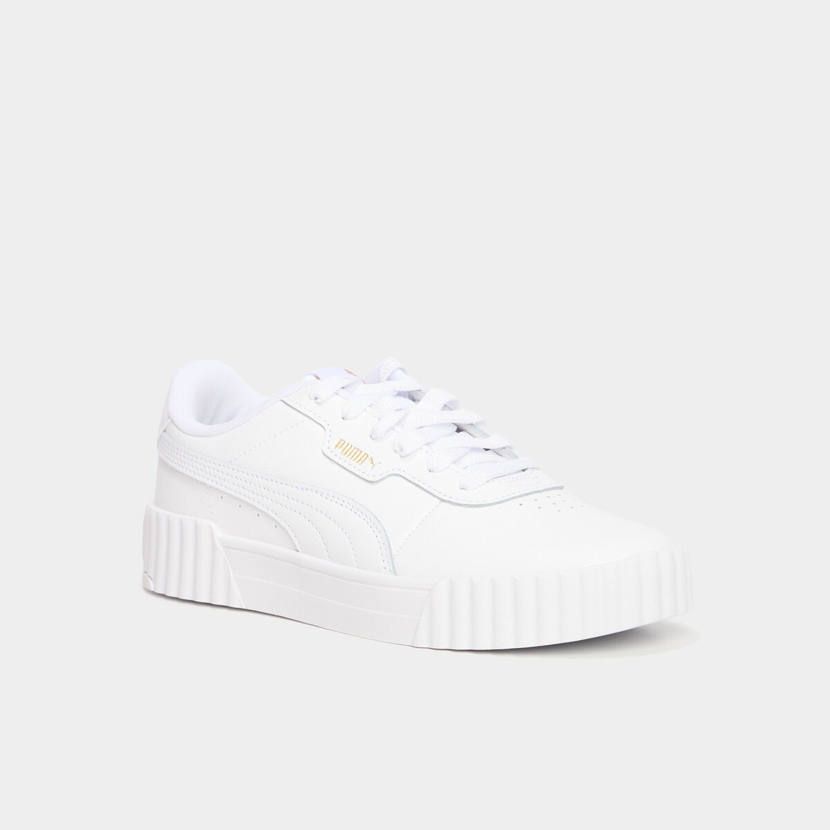 Baskets en cuir Puma Carina 3.0 blanc femme