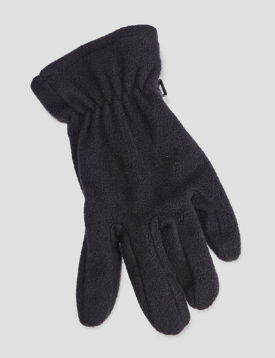 Gants noir garçon