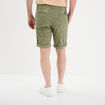 Bermuda chino droit Creeks vert kaki homme