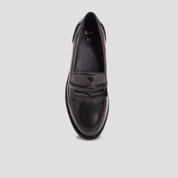mocassins talons plats noir femme Mocassins talons plats noir femme
