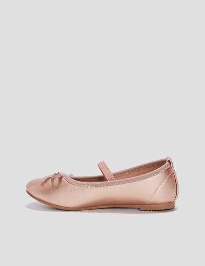 Ballerines irisé à bride sable fille