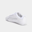 Tennis basses lacets élastiqués Puma blanc femme