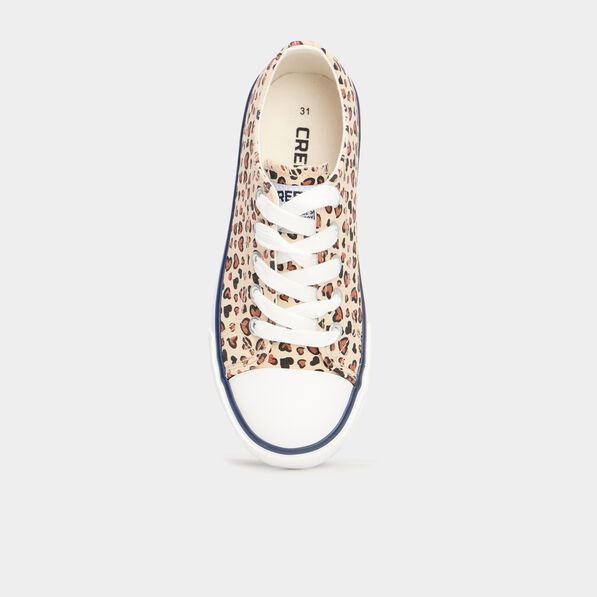 tennis en toile a lacets creeks sable fille Tennis en toile à lacets Creeks sable fille