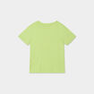 Ensemble pyjama t-shirt et short coton vert anis gar&ccedil;on