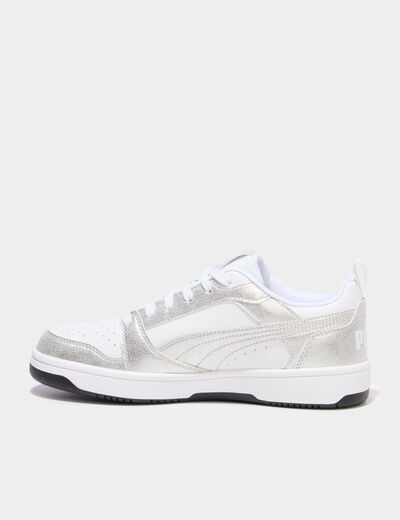 Tennis Rebound V6 Puma gris argent femme