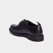 Derbies crant&eacute;es &agrave; lacets noir homme