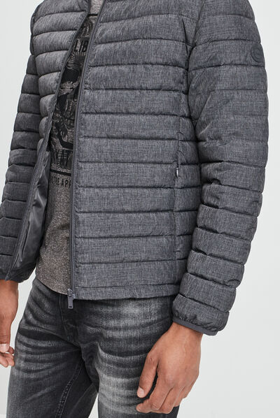 Doudoune droite Creeks gris homme