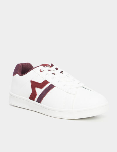 Tennis à lacets détails pailletés Creeks violet femme