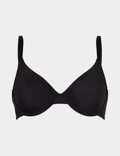 Soutien-gorge emboîtant ajustable noir femme