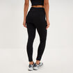 Legging taille haute coton noir femme