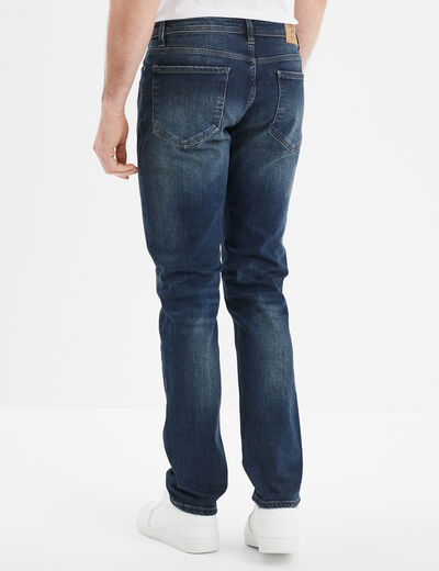 Jeans denim straight 5 poches denim dirty homme