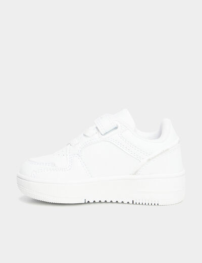 Tennis basses Champion RD18 LOW blanc b&eacute;b&eacute; gar&ccedil;on