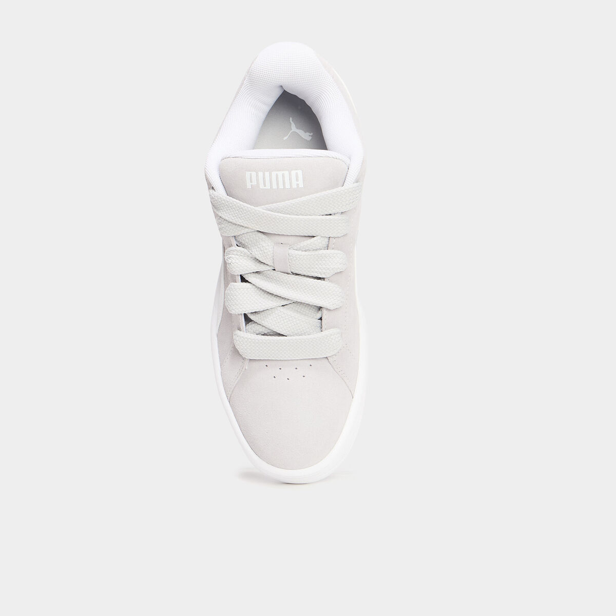 Tennis basses &agrave; lacets Puma gris homme
