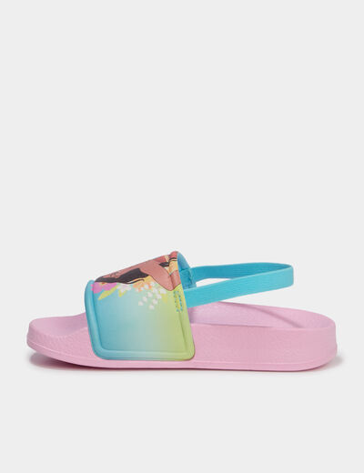 Claquettes de plage Vaiana multicolore fille