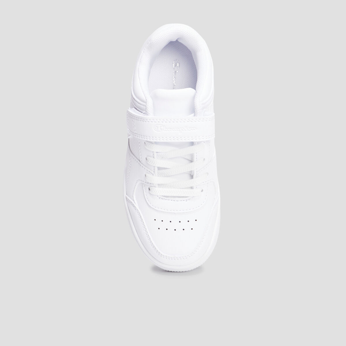Tennis à lacets Champion blanc garçon
