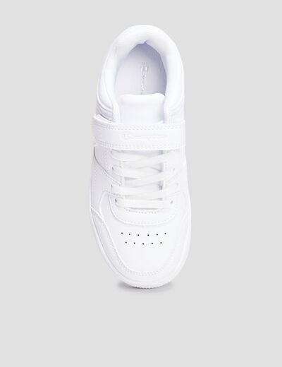 Tennis à lacets Champion blanc garçon