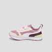 Baskets running à scratch Puma R78 rose framboise fille