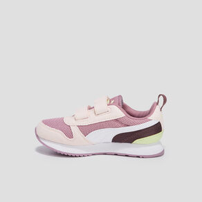 Baskets running à scratch Puma R78 rose framboise fille