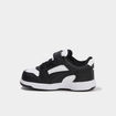 Baskets &agrave; scratchs Puma Rebound Slam noir b&eacute;b&eacute; gar&ccedil;on