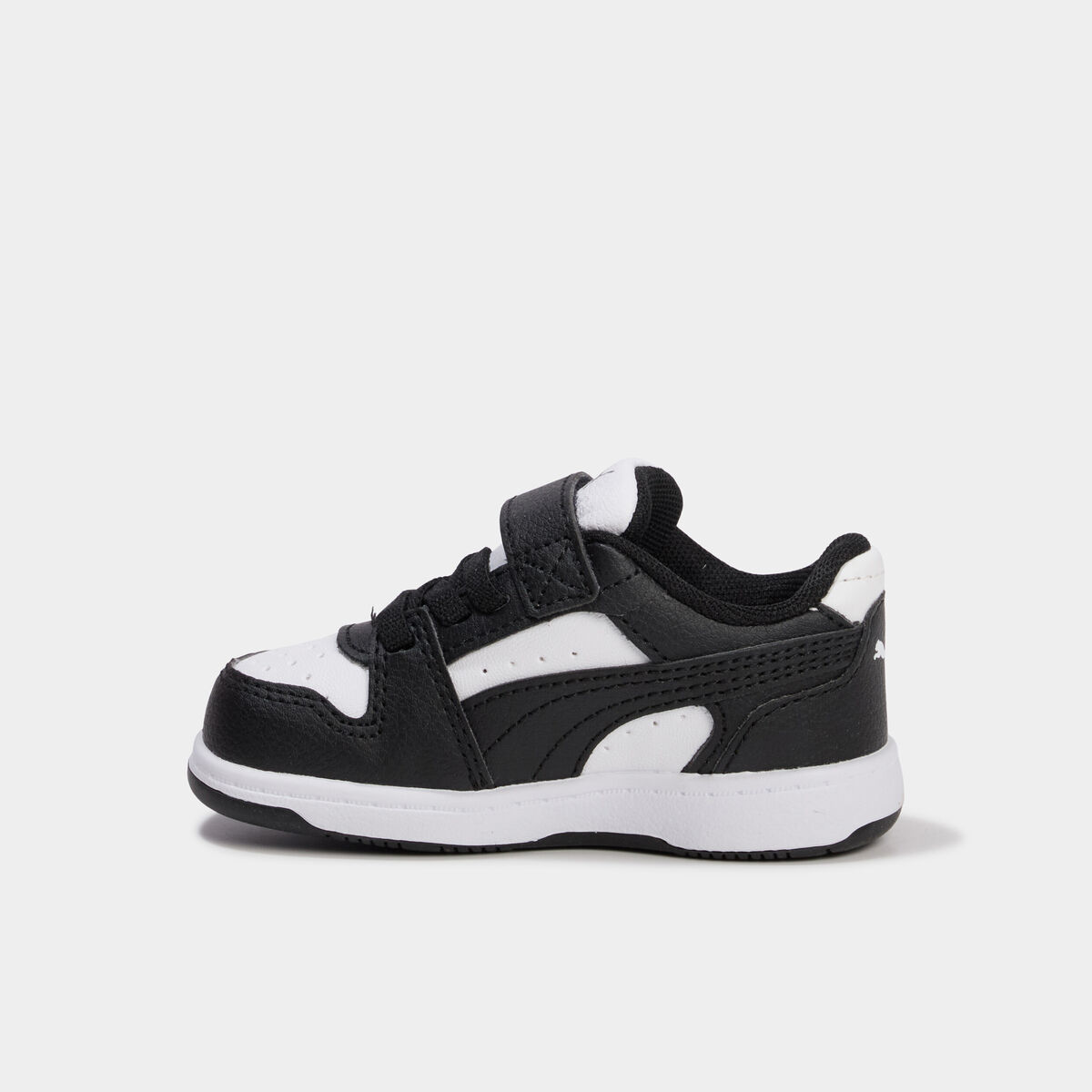 Baskets &agrave; scratchs Puma Rebound Slam noir b&eacute;b&eacute; gar&ccedil;on