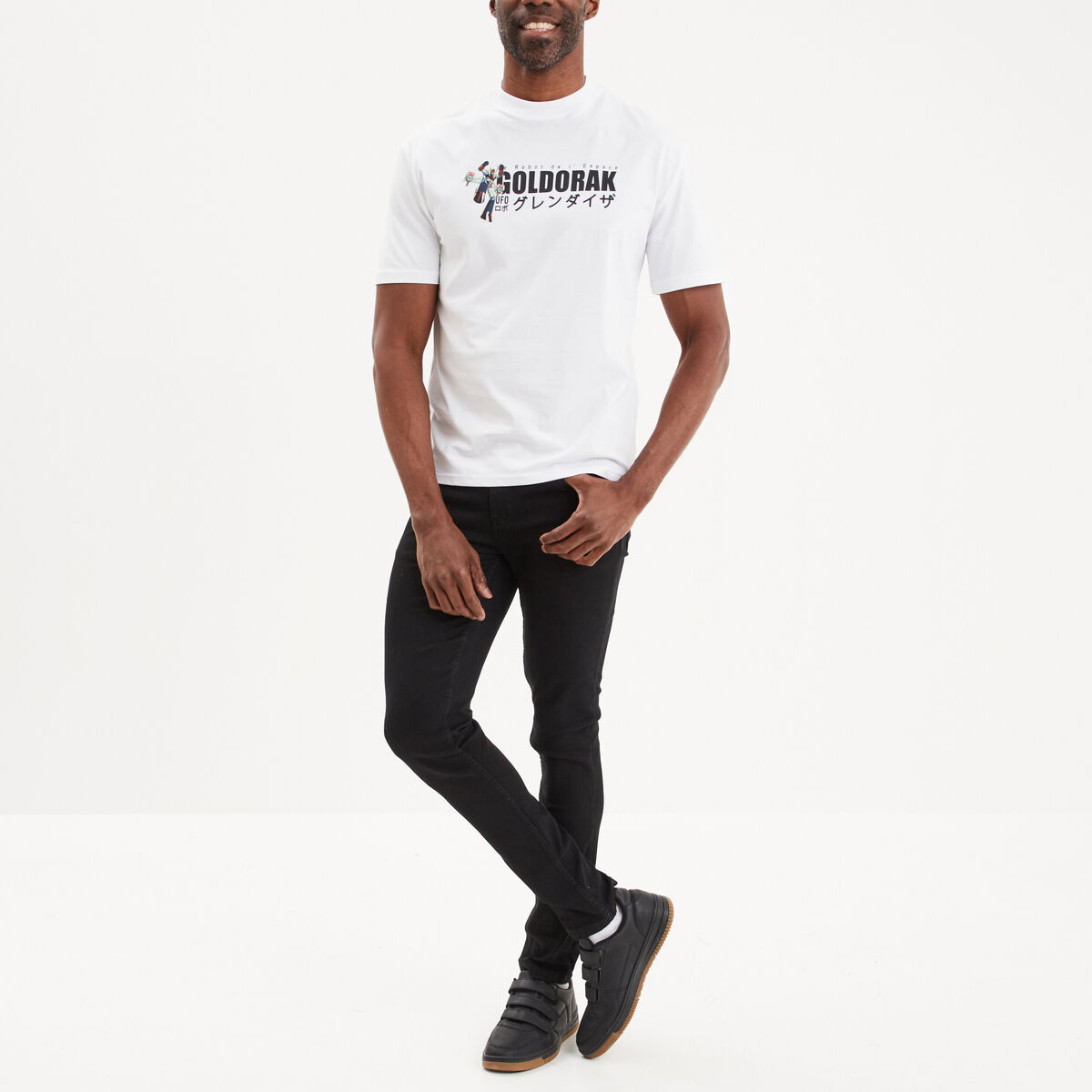 Jeans skinny 5 poches denim noir homme