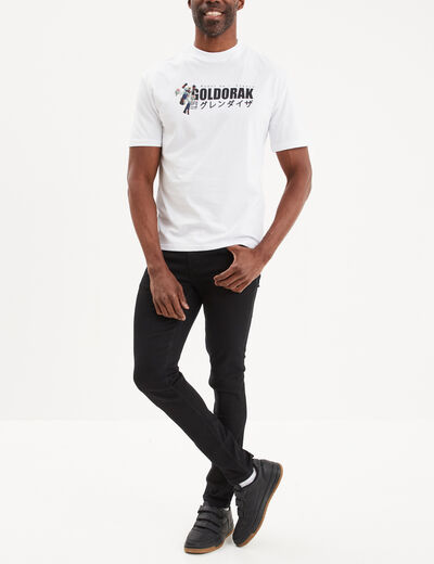 Jeans skinny 5 poches denim noir homme