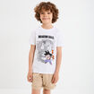 T-shirt manches courtes Dragon Ball Goku blanc garçon