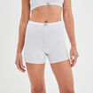 Cycliste en coton gris clair femme