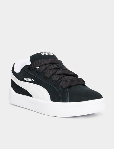 Tennis basses &agrave; lacets Puma noir femme
