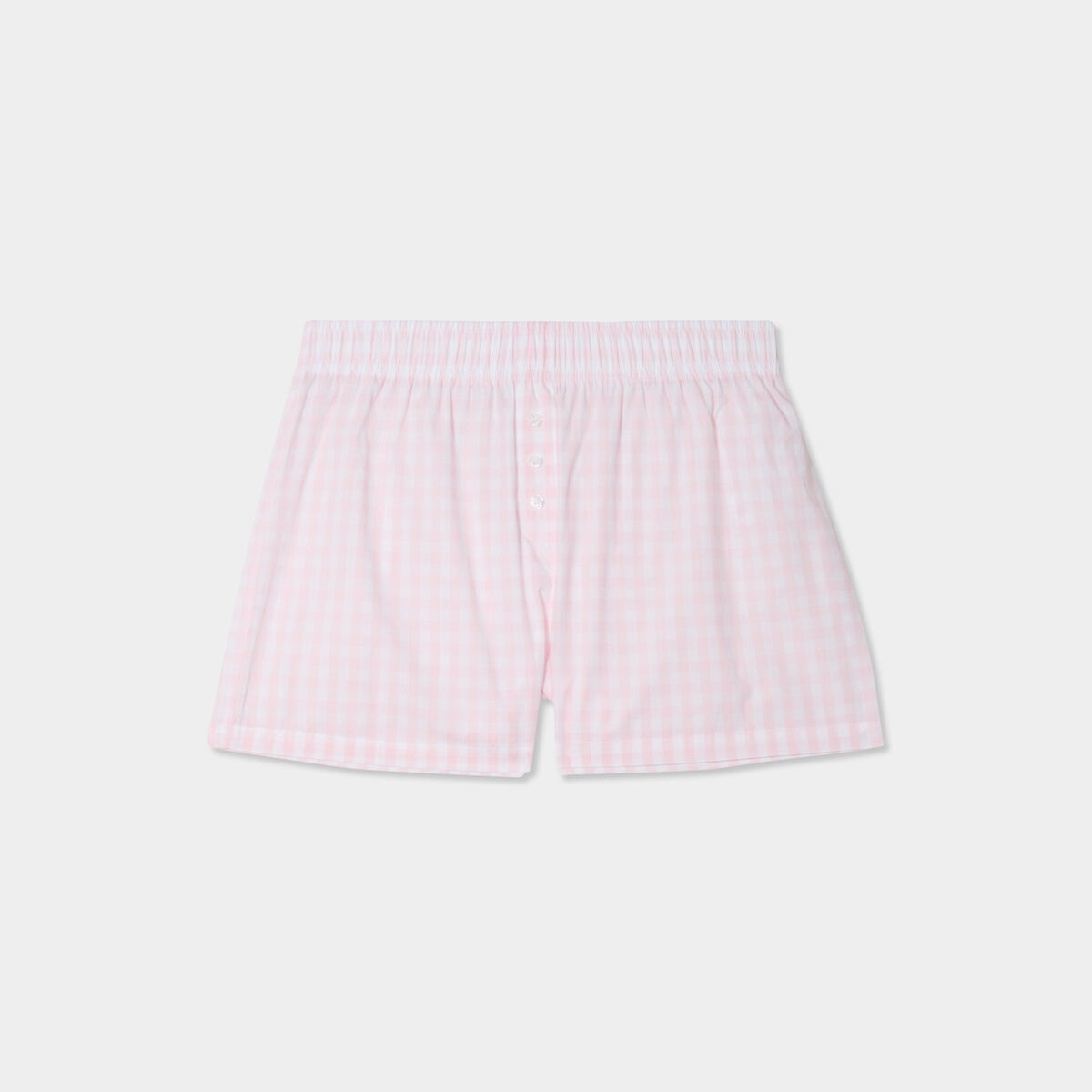Short de pyjama coton blanc femme