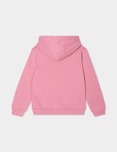 Sweat à capuche hoodie à logo Creeks vieux rose fille