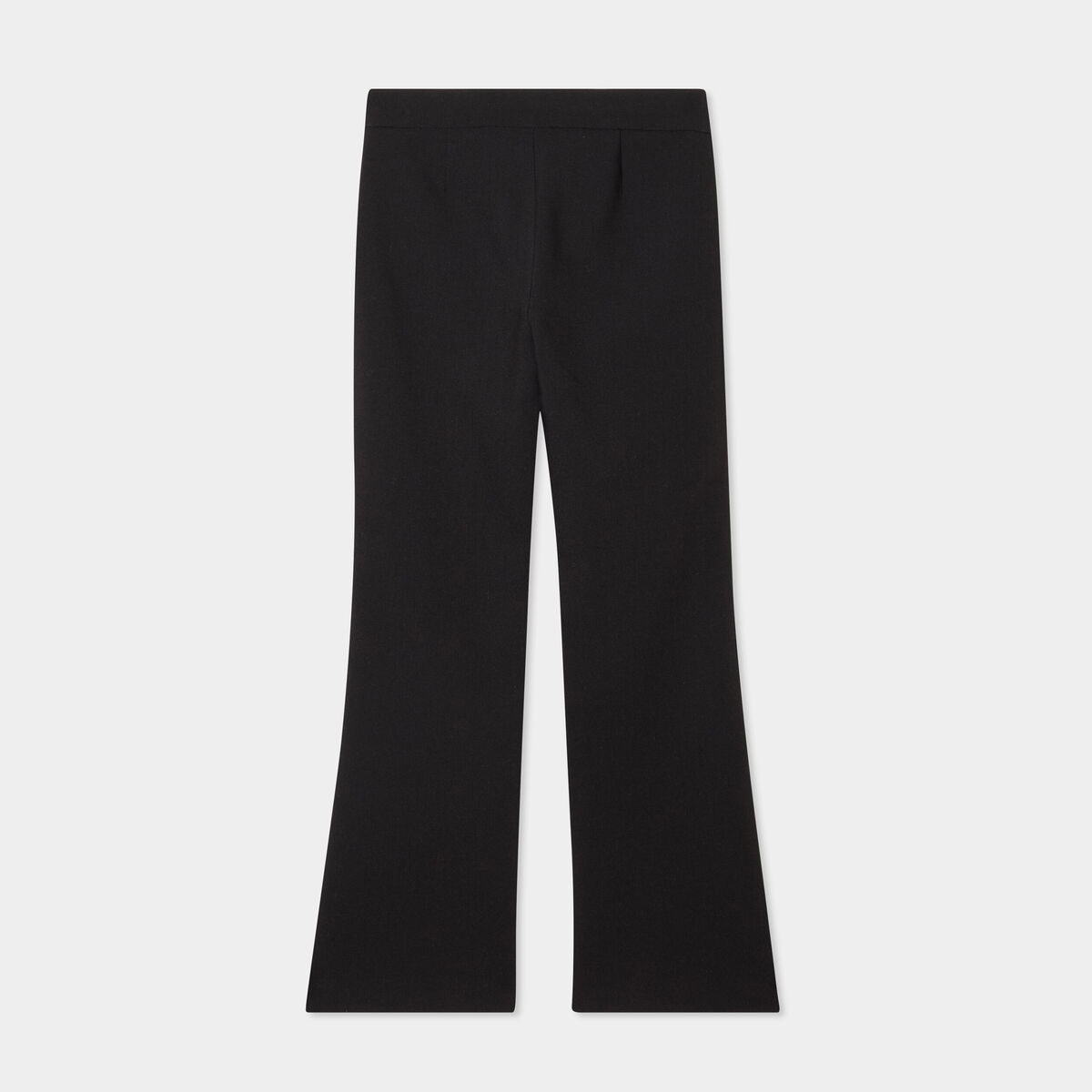 Pantalon flare noir fille