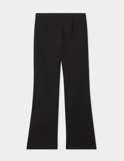 Pantalon flare noir fille