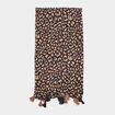 Foulard pampilles noir femme