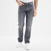Jean stretch coupe regular denim gris homme
