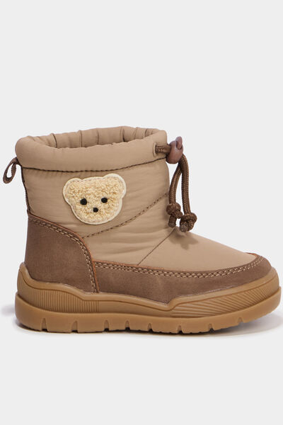 Boots &agrave; semelle &eacute;paisse imperm&eacute;ables marron b&eacute;b&eacute; gar&ccedil;on