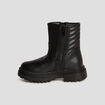 Bottines motardes détails zippés noir fille